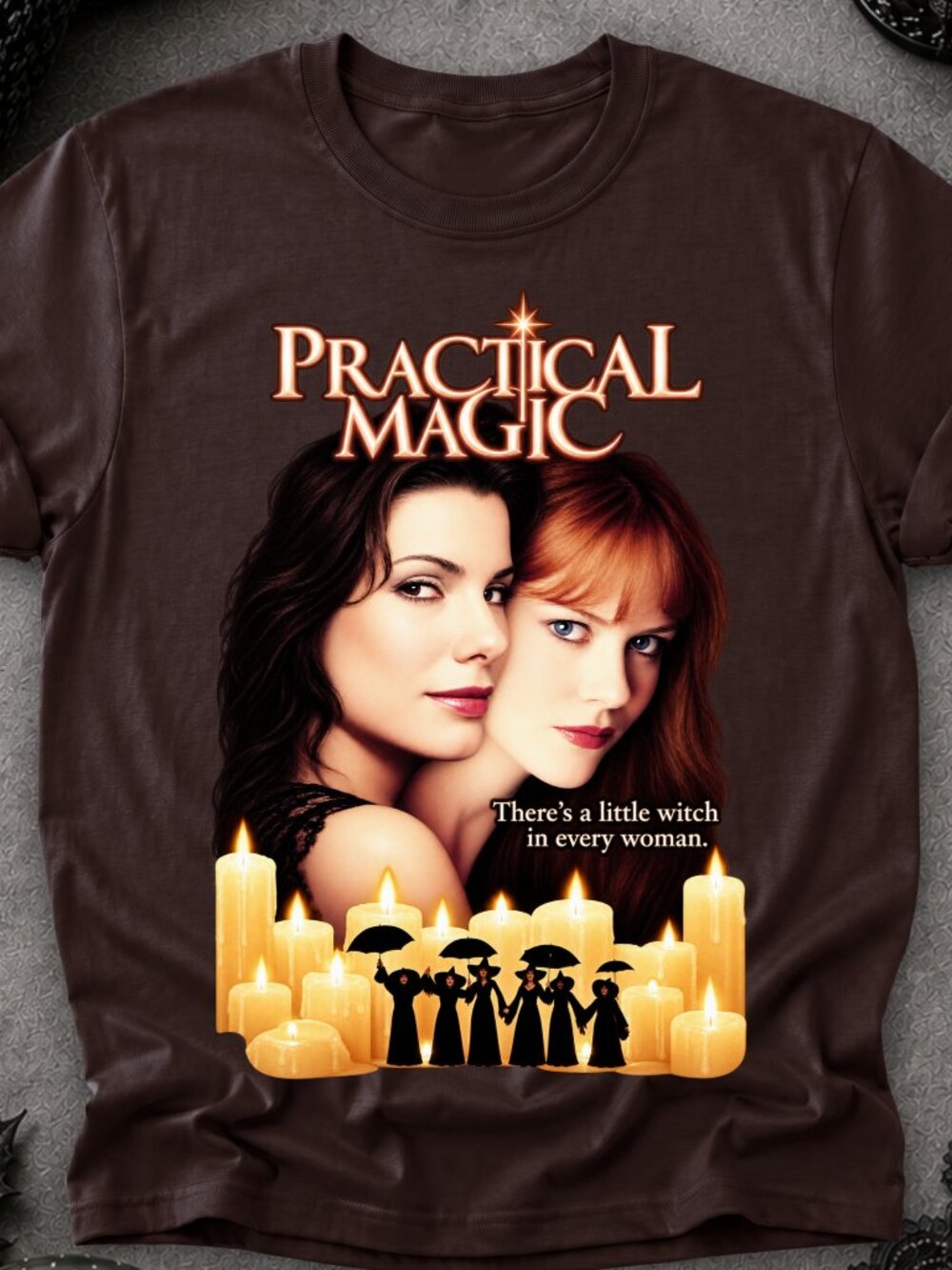Practical Magic TShirt Graphic Tee Adult Unisex 90s Witch Sisters Movie Gift